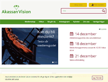 Tablet Screenshot of akassanvision.se